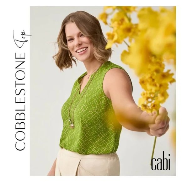 CAbi Tops - NWT  | Cabi 6383 Cobblestone Top